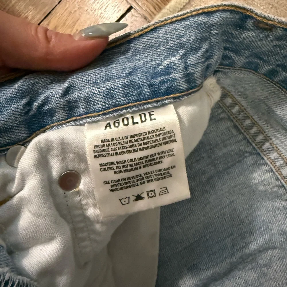 AGOLDE Criss Cross Upsized Jeans, Size 26 👖 - Picture 8 of 8